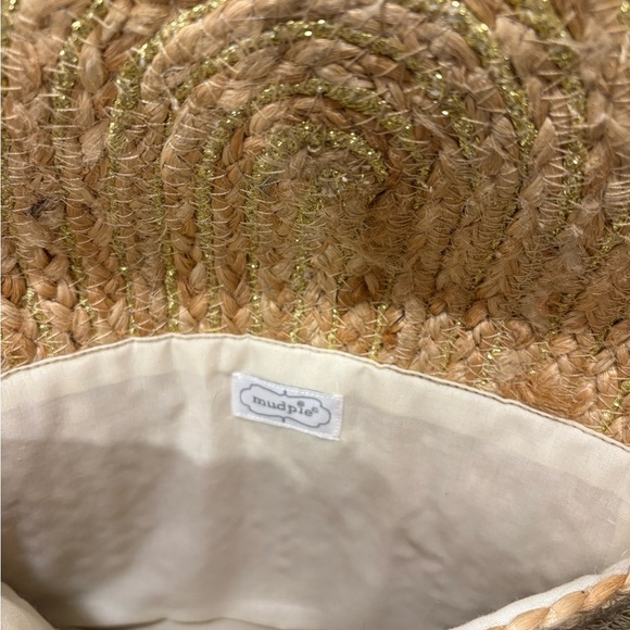 Mud Pie Jute Clutch With Tassels - Picture 6 of 6